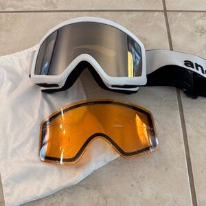 Anon Sky Goggles for Women (w/ replacement lense still in original packaging)